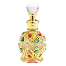 Vintage Carved  Empty Refillable Crystal Top Perfume Bottlel Home Decorative Bottle 2024 - buy cheap