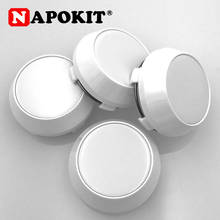 4pcs/lot Universal White 60mm Wheel Rim Center Hub Cap Dust-proof Cover Hubcap Car Accessories 2024 - buy cheap