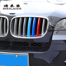 Car Styling For BMW X5 x6 E70 E71 F15 F16 Accessories Head Front Grille For M Sport Stripes Grill Covers Cap Frame Auto Stickers 2024 - buy cheap