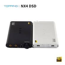 TOPPING NX4 DSD Hifi DAC усилитель для наушников аудио ES9038Q2M XMOS-XU208 USB DAC усилители для наушников портативный Amp 2024 - купить недорого