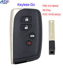 3+1 Button FSK 314.3MHz Keyless-Go Remote Key Board 271451-5290 A8 CHIP For Lexus Key FCC ID: HYQ14ACX / TOY12 2024 - buy cheap