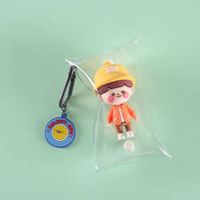 Kawaii Toy Couple Charm Let's go on a date Cute cartoon Keychain Accessories Girl pendant Trendy Kid Doll Gift Blind Random Box 2024 - buy cheap