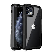 Hybrid Candy Color Bumper Shockproof Armor Phone Case for iPhone 12 11 Pro 7 8 Plus SE 2020 XR XS Max X Mini Clear Back Cover 2024 - buy cheap