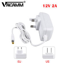 Adaptador de corriente 110V -240V a 12V AC DC, cargador 2A 24W, fuente de alimentación, tira LED, transformadores de iluminación, controlador LED, enchufe europeo y estadounidense 2024 - compra barato