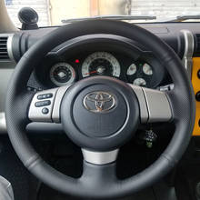 2021 New High-Quality DIY Hand Sewn Steering Wheel Cover  for Toyota Fj Cruiser Accessories 2024 - buy cheap