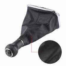 5 Speed Car Gear Shift Knob Gearstick Gaiter Boot Kit Leather For VW Golf4/Jetta/Bora 1999-2004 Auto Accessories 2024 - buy cheap