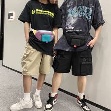 Riñonera deportiva con cremallera para hombre y mujer, bolso de pecho Unisex, de lona, estilo Harajuku, 2020 2024 - compra barato