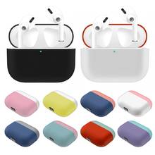 Funda de silicona para Airpods Pro, cubierta de auriculares inalámbricos con Bluetooth para Apple Airpods Pro, 1 unidad 2024 - compra barato