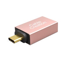 Tipo C Adaptador USB, USB C Macho para USB 3.0 UM Adaptador Fêmea, Suporte a Função OTG, compatível com MacBook/Pro, ChromeBook Pixel, 2024 - compre barato