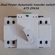 2p 63a 230v tipo mcb interruptor de transferência automática de energia dupla ats 2024 - compre barato