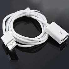 1 шт. USB 2,0 Мужской и Женский Кабель-Удлинитель шнур питания для ПК, ноутбука, ноутбука, удлинитель данных 1 м, дополнительный кабель для зарядки 2024 - купить недорого