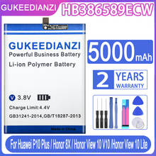 GUKEEDIANZI-Batería de teléfono HB386589ECW 5000mAh para Huawei P10 Plus Honor 8X View 10 V10 Mate 20 Lite Nova 3 4, herramienta de baterías 2024 - compra barato