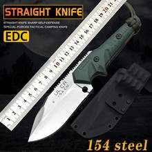 G10 Steel Sharp Outdoor Straight Knife Self-Defense Saber Survival Hunting Camping Special Forces Combat Knives Collection Edc 2024 - buy cheap
