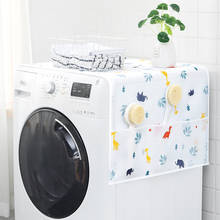 Cubierta antipolvo con estampado de dibujos animados, cubierta Universal TRANSPARENTE para lavadora, toalla para refrigerador 2024 - compra barato