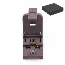 QFN8 DFN8 WSON8 Programming Socket Pin Pitch 1.27mm IC Body Size 5*6 mm Clamshell Test Socket ZIF adapter WLCSP 8 socket 2024 - buy cheap