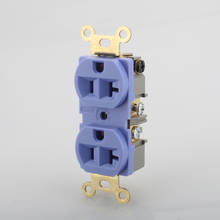 2PCS ISF0008 HIFI US AC Power duplex Receptacle Socket Gold Plated Wall outlet chassis 2024 - buy cheap