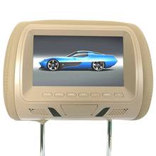 7 Polegada carro mp5 player encosto de cabeça monitor suporte av/usb/sd entrada/fm/alto-falante carro dvd display 2024 - compre barato