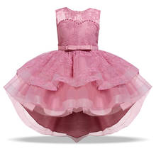 Fancy 4- 10 Years Baby Girls Dress Sleeveless Kids Dresses For Girls Princess Dress For Autumn Winter Wear Vestido Infantil 2024 - buy cheap