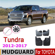 Mudflap para toyota tundra k5 k6 2017-2012 carro da aleta sobre fender lama guarda respingo abas acessórios para-lamas 2013 2014 2015 2024 - compre barato