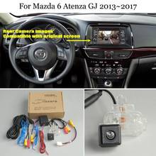 Yeshibation Back Up Reverse Camera Car Rear View Camera For Mazda 6 Atenza GJ 2013~2017 RCA Original Screen Compatible 2024 - buy cheap