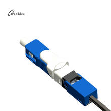 Conector de montaje de campo rápido FTTH ESC250D SC UPC, Conector de fibra óptica monomodo SC UPC, ESC250D para Cable de caída, 200 unids/paquete 2024 - compra barato