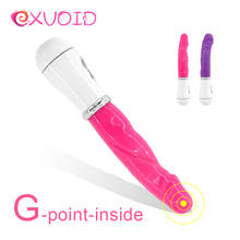 EXVOID Silicone Erotic Dildo Vibrator for woman Adult Products AV Stick Vaginal Vibrator Femme G Spot Massager Clit Stimulator 2024 - buy cheap