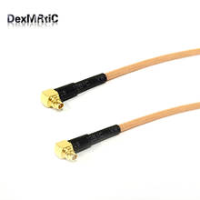 New  MMCX  Male Plug Right Angle  Switch  MMCX  Male Right Angle  coax cable RG316 Wholesale Fast Ship 15CM 6" Adapter 2024 - buy cheap