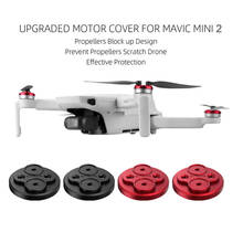 Liga de alumínio capa do motor para dji mavic mini 2 à prova de poeira hélice protetor do motor tampas para mavic mini2 zangão acessórios 2024 - compre barato