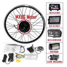 Ebike-kit conversor de motor para bicicleta mountain bike, 36v, 250w, 350w, mxus, dc, acelerador de velocidade led ou sw900, display ou rótulo/lcd3/lcd 2024 - compre barato