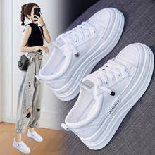 2021 Autumn new Korean version of wild white shoes female student ins platform platform shoes female street casual shoes 2024 - buy cheap