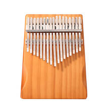 17 Keys Kalimba Percussion Musical Instrument Pine Wood Thumb Finger Piano African Sanza Mbira Thumb Piano has a Rich Range 2024 - buy cheap