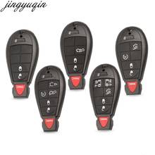 Jingyuqin Smart Remote Key Shell Fob Case For Jeep Grand Cherokee Chrysler 300 Town Country Dodge Challenger Charger Journey 2024 - buy cheap