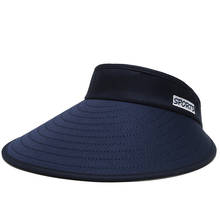 Sun Visor Hats Breathable Large Brim Empty Top Baseball Sun Cap Foldable Outdoor Sports Hat Summer UV Protection Cap 2024 - buy cheap