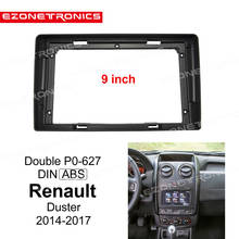 1-2Din Car DVD Frame Plug Audio Fitting Adaptor Dash Trim Kits Facia Panel 9inch For Renault  Duster 2014-2017Radio Player 2024 - buy cheap