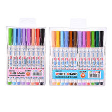 Multi 12 Color Whiteboard Pen Set Erasable Marker Pen for White Board Glass Kids Drawing Office Meeting School Teacher 2024 - buy cheap