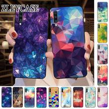 Blue Purple Diamond mirror broken fragments Phone Case For Samsung Galaxy A32 A12 A52 A21S A50 A20E A71 A30S A40 A51 A70 A8Cover 2024 - buy cheap