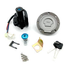 Motorcycle Ignition Switch Seat Lock Fuel Gas Cap Key Set For Yamaha YZF R1 R6 YZF R6S 2004 2006-2009 FZ6 FZ8 YZFR6 FJR1300 FZ09 2024 - buy cheap