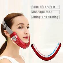 Face Chin V-Line Lift Up Belt Remote Control LED Photon EMS Facial Lifting Device Face Slimming Vibration Face Massager 2024 - buy cheap