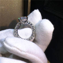 18K goldr ring 2ct DVVS moissanite ring Engagement&Wedding Jewellery with certificate 0067 2024 - купить недорого