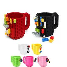 Enlighten 350ml DIY Building Blocks Toy Milk Cups Coffee Mugs Compatible Legoings Creative Kit for Children Birthday Gifts Styl 2024 - buy cheap