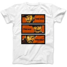 The Good The Bad & The Ugly T Shirt Men Premium Cotton Clint Eastwood Fashion Classic T-Shirt Funny Tees 2024 - buy cheap