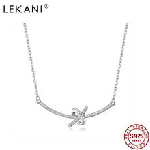 LEKANI S925 Sterling Silver Exquisite Necklace Women Cubic Zircon Pendant Necklaces Ladies Party Jewelry New Arrival Recommend 2024 - buy cheap