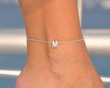 Cxwind-tobilleras con colgante de letras bohemio para mujer, pulseras personalizadas con nombre inicial, joyería de playa, regalo 2024 - compra barato