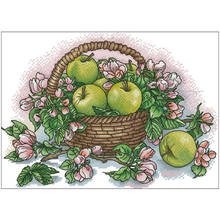 Flowers and fruits patterns Counted Cross Stitch 11CT 14CT 18CT DIY Chinese Cross Stitch Kits Embroidery Needlework Sets 2024 - buy cheap