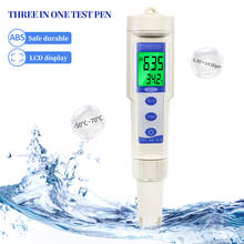 Medidor de PH Digital EC-983, medidor de temperatura EC 3 en 1 con sonda de reemplazo, Monitor de calidad del agua, prueba de pureza para piscina, 40% de descuento 2024 - compra barato