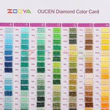 Full Square/Round Drill  5D Diamond Painting Tool 447 DMC Diamond Color Card Rhinestone Color Identification Card Handmade 6Sk01 2024 - buy cheap