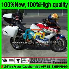 Комплект для HONDA перехватчик VFR800R VFR800 98 99 00 01 151BS.61 красный белый ПВП 800RR 800 RR VFR800RR 1998 1999 2000 2001 обтекатель 2024 - купить недорого