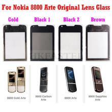 Original LCD Mirror For Nokia 8800A 8800 Arte Gold Sapphire Arte Mirror Display Screen Lens Protective Glass + Glue 2024 - buy cheap