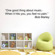 Free Shipping Bob Marley Quote Decorative Sticker Waterproof Home Decor For Living Room Kids Room Wall Decal Mural 2024 - buy cheap