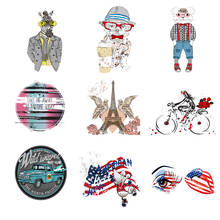 Iron-on Transfers for Clothing Ironing Patches Heat Transfer Stickers Diy Fashion Patch Fusible Adhesive Stripe Textile Vinyl C 2024 - buy cheap
